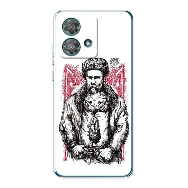 Чехол с принтом «Козак Шевченко» для Motorola Edge 40 Neo