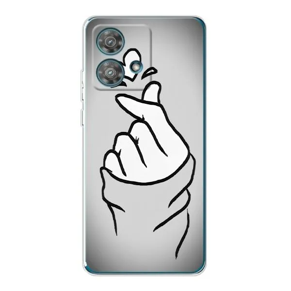 Чехол с принтом «Значок Love» для Motorola Edge 40 Neo