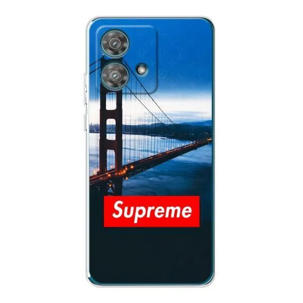 Чехол с принтом «Стиль Supreme» для Motorola Edge 40 Neo Чехол с принтом «Стиль Supreme» для Motorola Edge 40 Neo