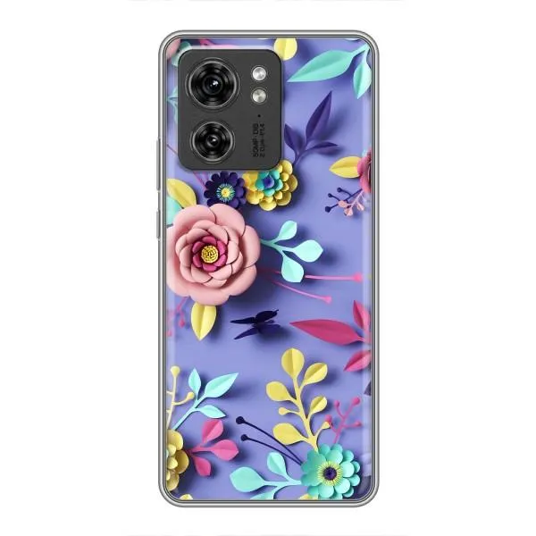 Чехол с принтом «Цветочный дизайн» для Motorola Edge 40 Pro