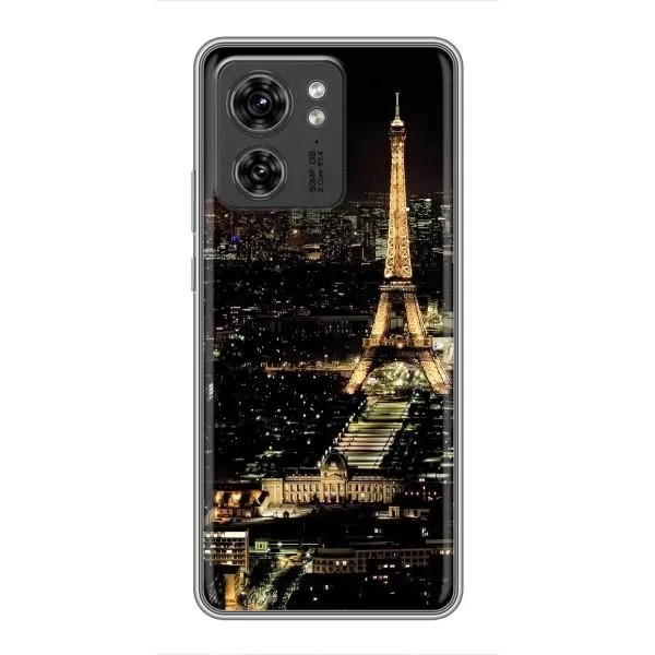 Чехол с принтом «Ночной Париж» для Motorola Edge 40 Pro