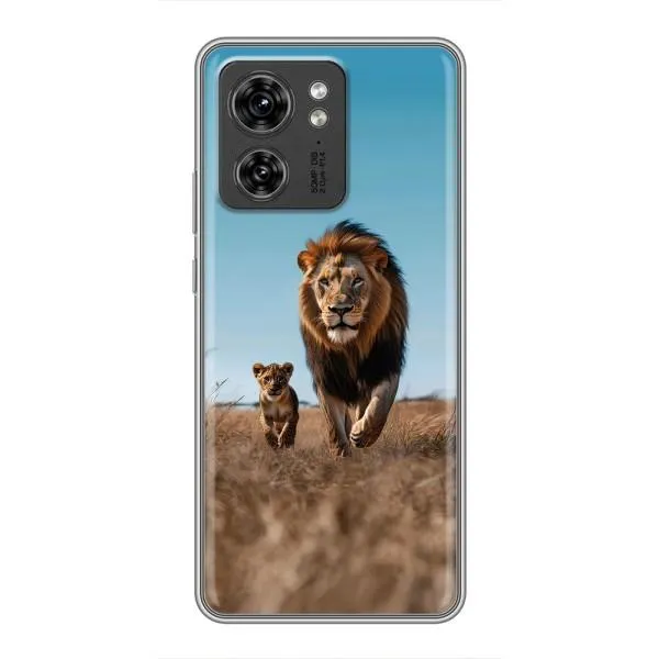 Чехол с принтом «Мусафа и Симба» для Motorola Edge 40 Pro