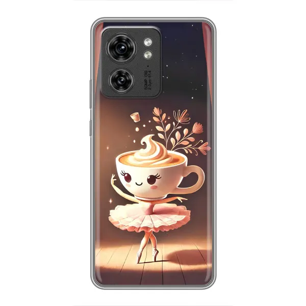 Чохол з принтом «Балерина капучина» для Motorola Edge 40 Pro