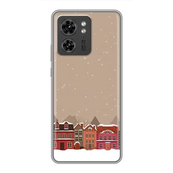 Чехол с принтом «Зимний город» для Motorola Edge 40 Pro