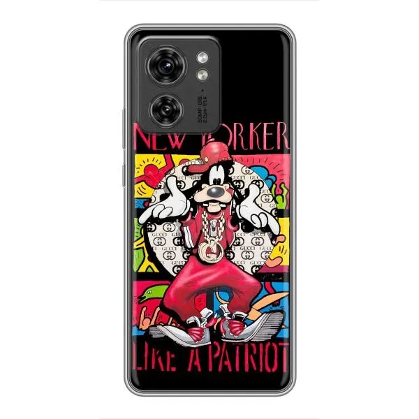 Чехол с принтом «Мультяшный Волк» для Motorola Edge 40 Pro