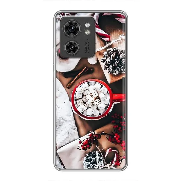 Чехол с принтом «Рождественская атмосфера» для Motorola Edge 40 Pro
