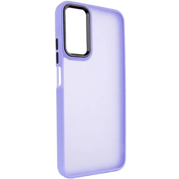 Чохол TPU+PC Lyon Frosted для Motorola Edge 50 Fusion / G85 — Фіолетовий — фото 1