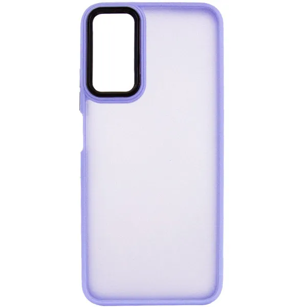 Чохол TPU+PC Lyon Frosted для Motorola Edge 50 Fusion / G85 — Фіолетовий — фото 2