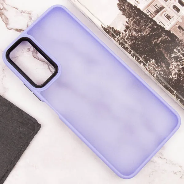 Чохол TPU+PC Lyon Frosted для Motorola Edge 50 Fusion / G85 — Фіолетовий — фото 4