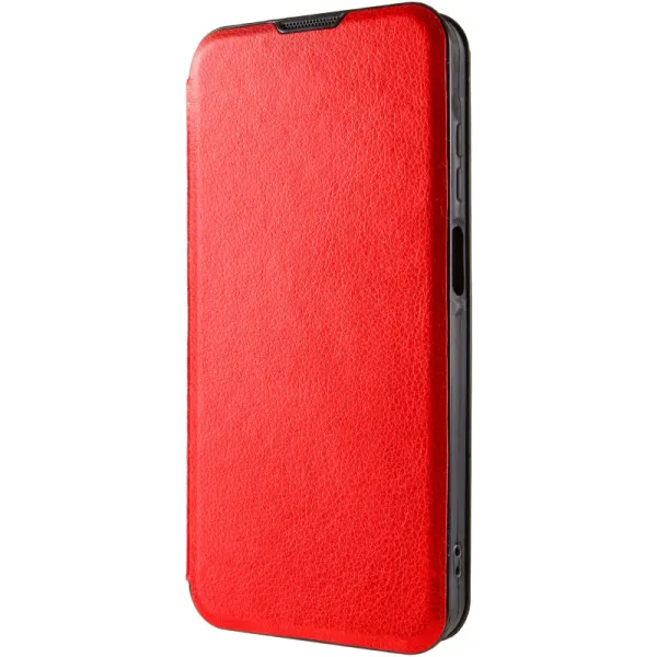 Кожаный чехол-книжка Belora для Motorola Edge 50 Fusion — Красный — фото 1