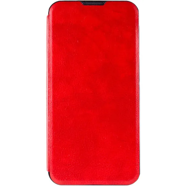 Кожаный чехол-книжка Belora для Motorola Edge 50 Fusion — Красный — фото 3