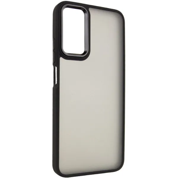 Чохол TPU+PC Lyon Frosted для Motorola Edge 50 Fusion / G85 — Чорний — фото 1
