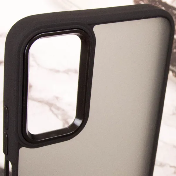 Чохол TPU+PC Lyon Frosted для Motorola Edge 50 Fusion / G85 — Чорний — фото 5