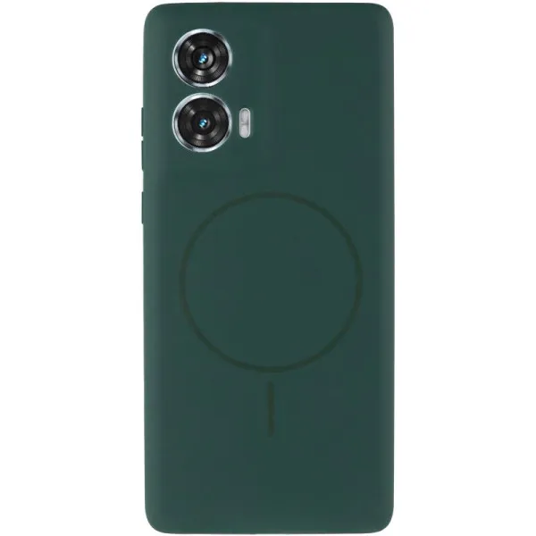 Чехол Silicone Cover Lakshmi Full Camera (AA) with Magnetic Fit для Motorola Edge 50 Fusion — Зеленый — фото 2