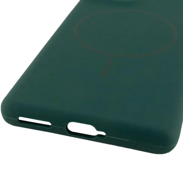 Чехол Silicone Cover Lakshmi Full Camera (AA) with Magnetic Fit для Motorola Edge 50 Fusion — Зеленый — фото 5