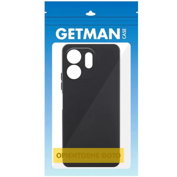 Чохол TPU GETMAN Liquid Silk Full Camera для Motorola Edge 50 Fusion — Чорний — фото 2 Чохол TPU GETMAN Liquid Silk Full Camera для Motorola Edge 50 Fusion — Чорний — фото 2