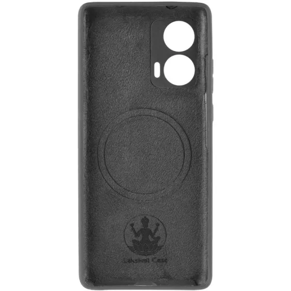 Чехол Silicone Cover Lakshmi Full Camera (AA) with Magnetic Fit для Motorola Edge 50 Fusion — Черный — фото 3