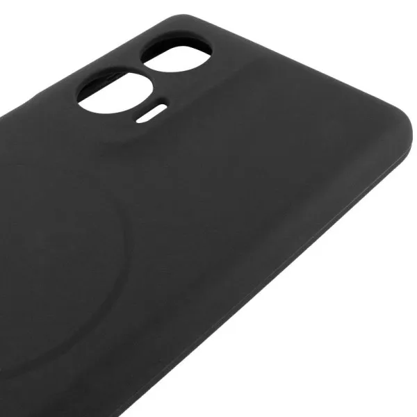 Чехол Silicone Cover Lakshmi Full Camera (AA) with Magnetic Fit для Motorola Edge 50 Fusion — Черный — фото 4