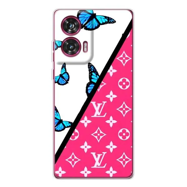Чехол с принтом «Мода LV» для Motorola Edge 50 Fusion