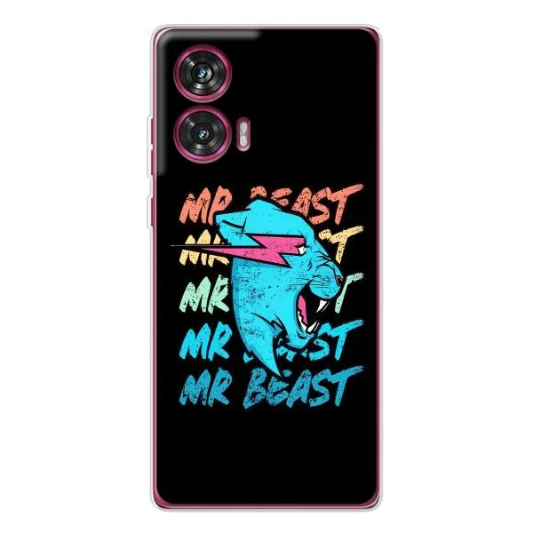 Чехол с принтом «logo Mr beast» для Motorola Edge 50 Fusion