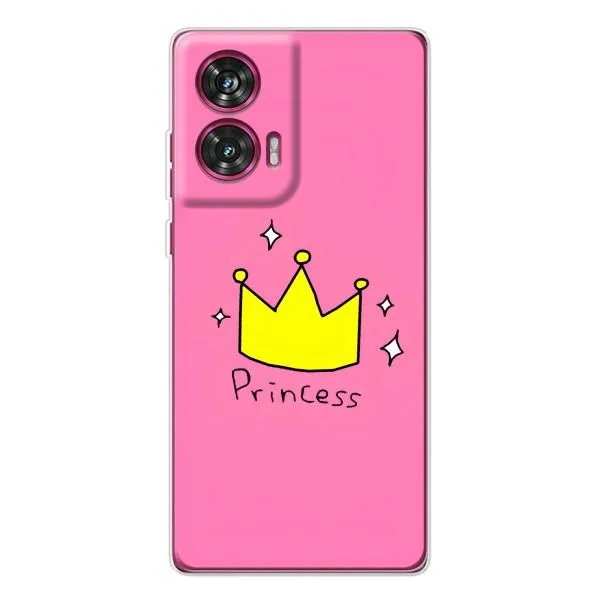 Чохол з принтом «Princess» для Motorola Edge 50 Fusion