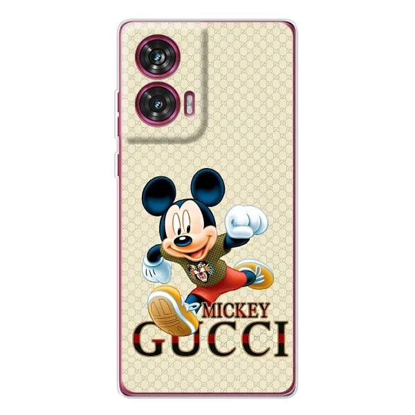 Чехол с принтом «Mikki Gucci» для Motorola Edge 50 Fusion