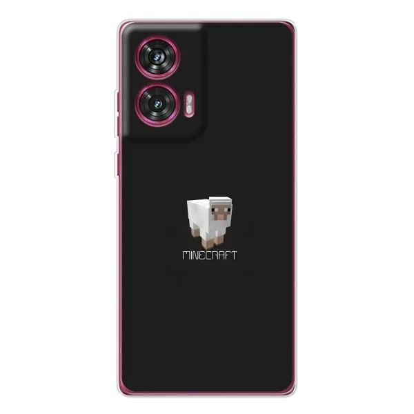 Чехол с принтом «Овечка Майнкрафт» для Motorola Edge 50 Fusion