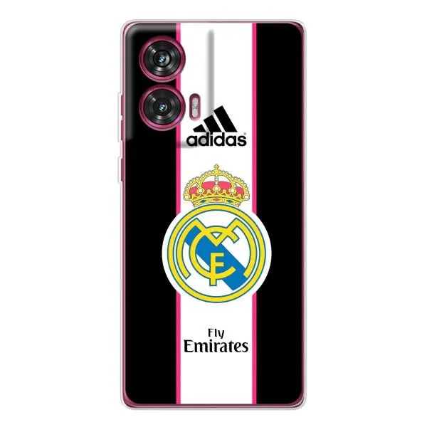 Чехол с принтом «Лого Real Madrid» для Motorola Edge 50 Fusion