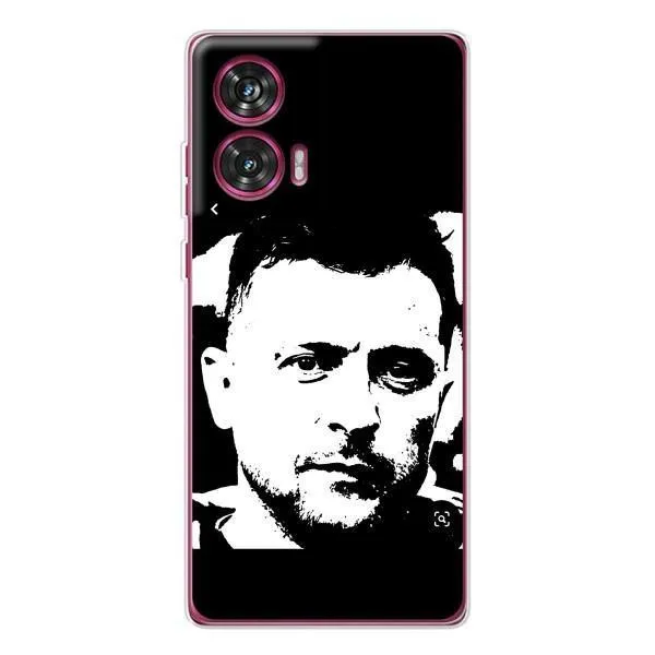 Чохол з принтом «Зеленский АРТ» для Motorola Edge 50 Fusion