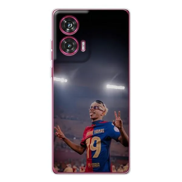 Чехол с принтом «Ямаль на стадионе» для Motorola Edge 50 Fusion