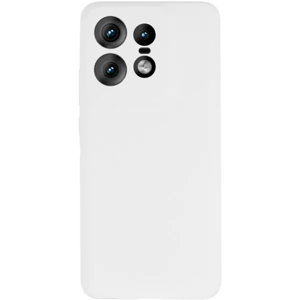 Чехол Silicone Cover Lakshmi Full Camera (AAA) для Motorola Edge 50 Pro — Белый — фото 1