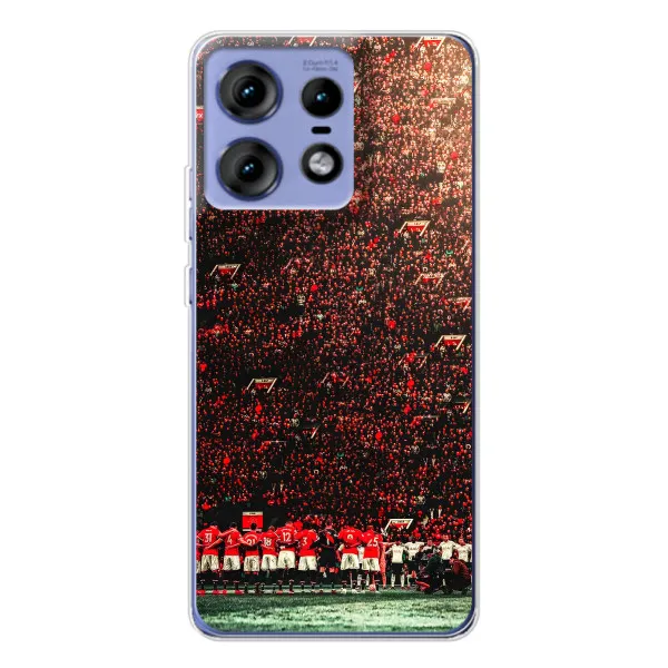 Чехол с принтом «фанаты Манчестер Юнайтед» для Motorola Edge 50 Pro