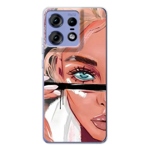 Чехол с принтом «Макияж» для Motorola Edge 50 Pro Чехол с принтом «Макияж» для Motorola Edge 50 Pro