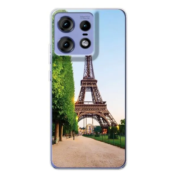 Чехол с принтом «Дорога в Париж» для Motorola Edge 50 Pro
