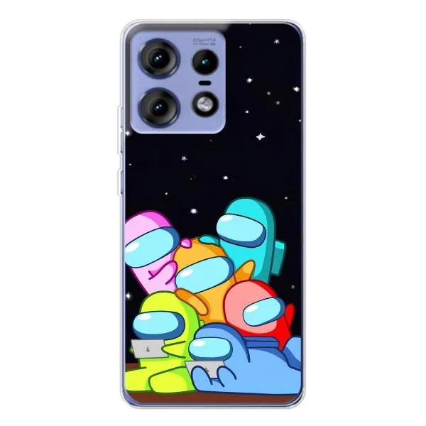 Чехол с принтом «Скины в космосе» для Motorola Edge 50 Pro