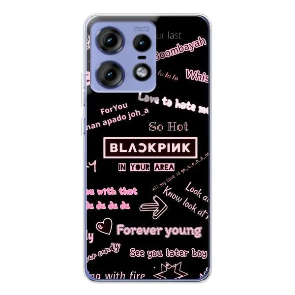 Чехол с принтом «BLACKPINK» для Motorola Edge 50 Pro