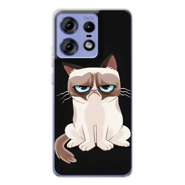 Чехол с принтом «Грустный кот» для Motorola Edge 50 Pro Чехол с принтом «Грустный кот» для Motorola Edge 50 Pro