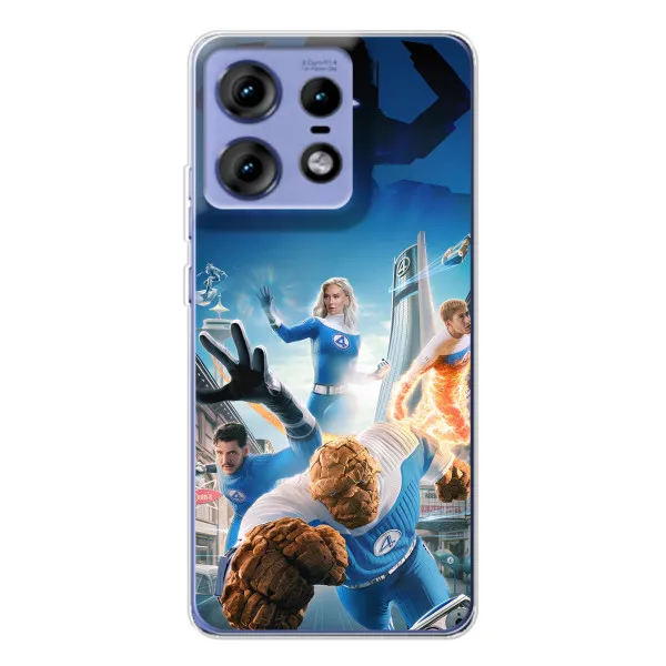 Чехол с принтом «Герои Фантастическая Четверка» для Motorola Edge 50 Pro Чехол с принтом «Герои Фантастическая Четверка» для Motorola Edge 50 Pro