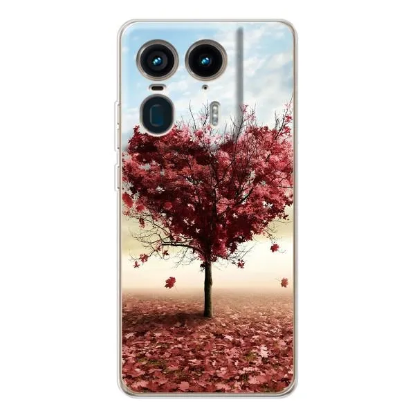 Чехол с принтом «Дерево сердце» для Motorola Edge 50 Ultra
