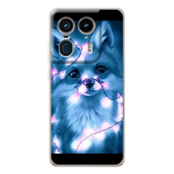 Чехол с принтом «Яркая лисичка» для Motorola Edge 50 Ultra