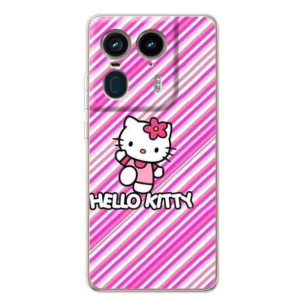 Чехол с принтом «Hello Kytty» для Motorola Edge 50 Ultra
