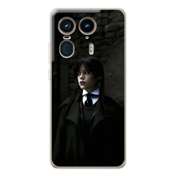 Чехол с принтом «Темный стиль Уэнздей» для Motorola Edge 50 Ultra