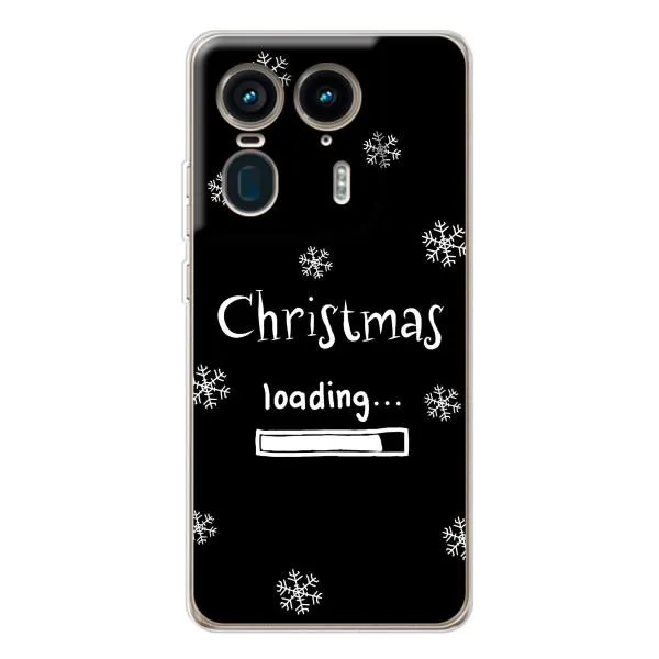 Чехол с принтом «Christmas loading» для Motorola Edge 50 Ultra