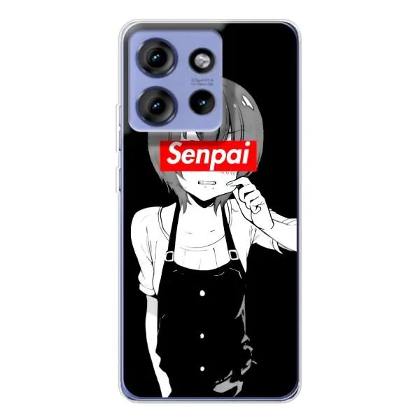 Чехол с принтом «Senpai» для Motorola Edge 50