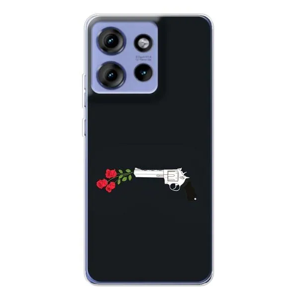 Чехол с принтом «Неожиданные цветы» для Motorola Edge 50