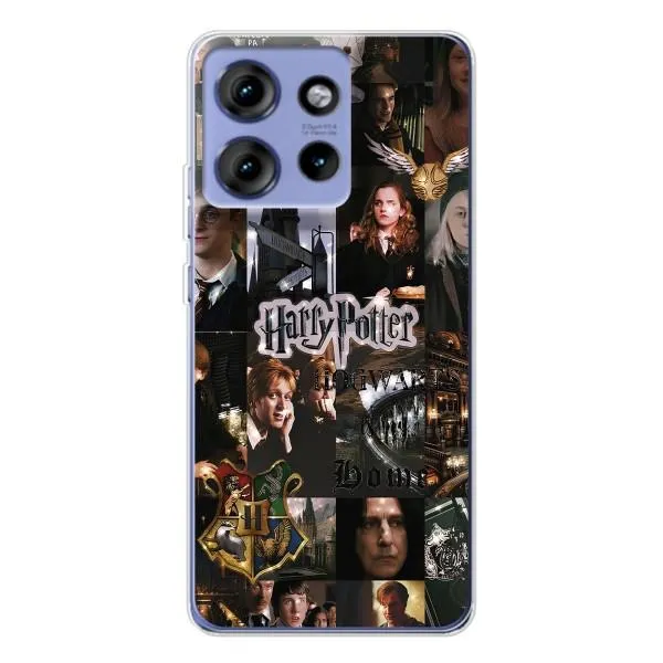 Чехол с принтом «коллаж Гарри Поттер» для Motorola Edge 50 Чехол с принтом «коллаж Гарри Поттер» для Motorola Edge 50
