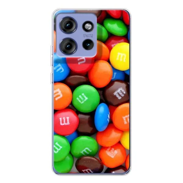 Чехол с принтом «MM's» для Motorola Edge 50
