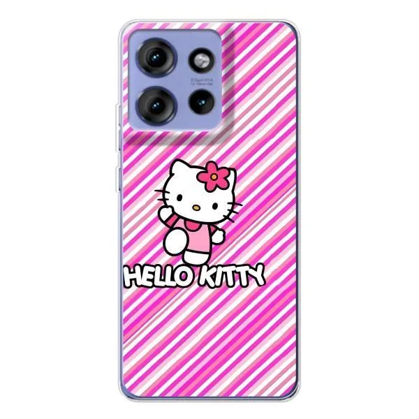 Чехол с принтом «Hello Kytty» для Motorola Edge 50 Чехол с принтом «Hello Kytty» для Motorola Edge 50
