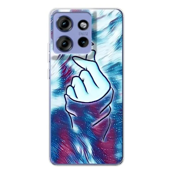 Чехол с принтом «Радужное сердце» для Motorola Edge 50