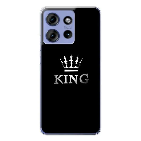 Чохол з принтом «KING» для Motorola Edge 50